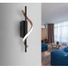 Illuminazione Globo Lighting Watkins Applique LED Nero, 1-Luce