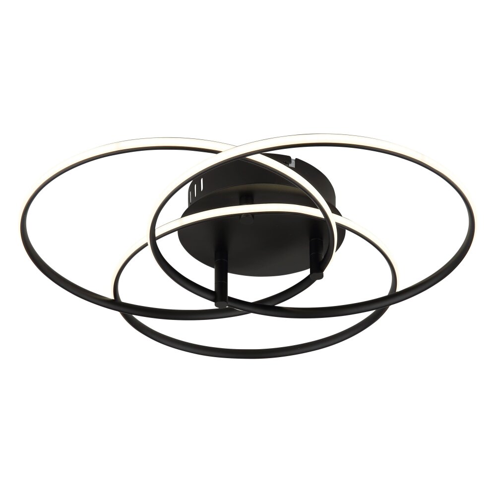 Illuminazione Globo Lighting Kombos Plafoniera LED Nero, 1-Luce main product photo