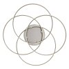 Illuminazione Globo Lighting Kombos Plafoniera LED Nichel opaco, 1-Luce