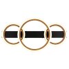 Illuminazione Globo Lighting Dakari Plafoniera LED Nero, 1-Luce
