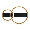 Illuminazione Globo Lighting Dakari Plafoniera LED Nero, 1-Luce