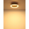 Illuminazione Globo Lighting Dakari Plafoniera LED Nero, 1-Luce