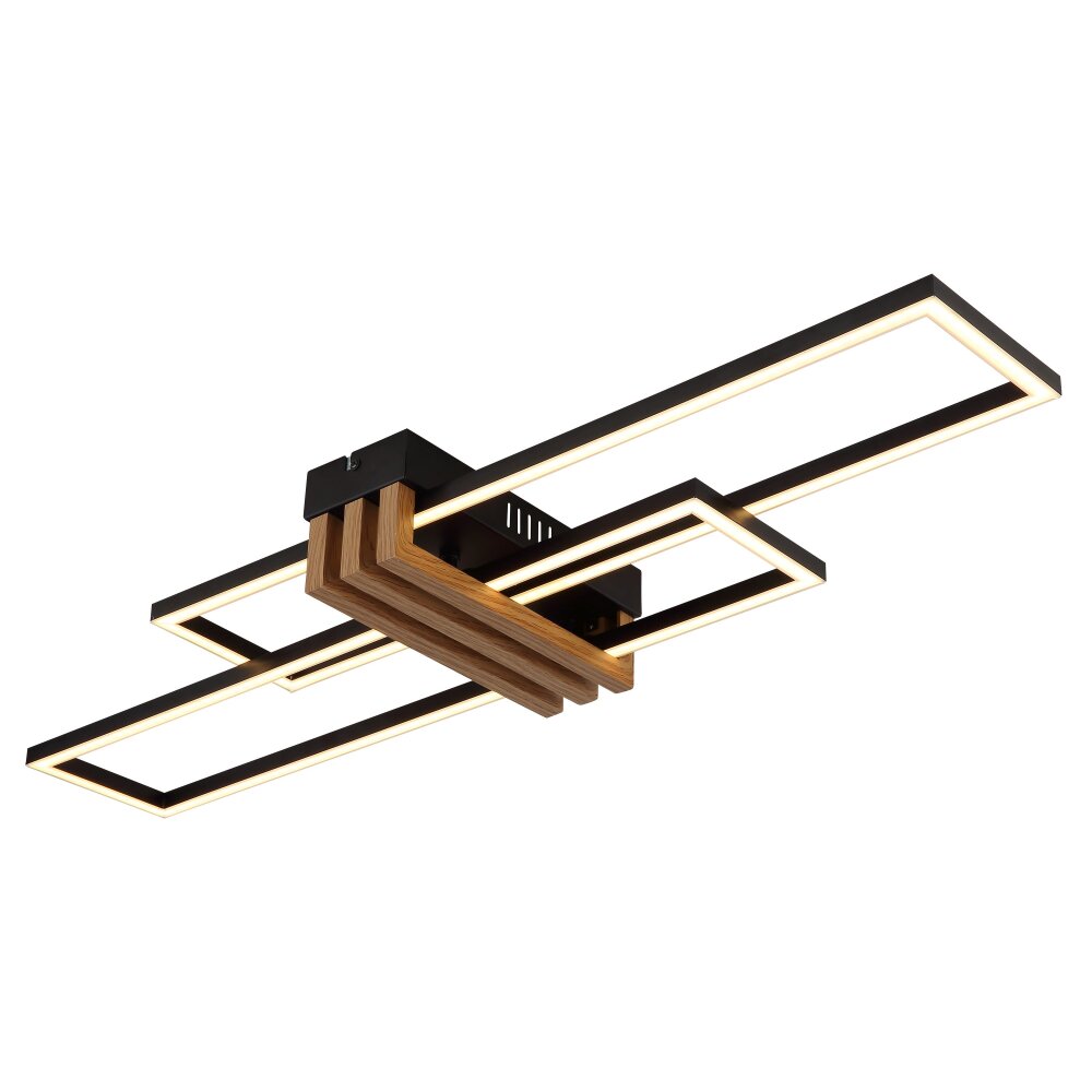 Illuminazione Globo Lighting Dakari Plafoniera LED Écru, Nero, 1-Luce main product photo