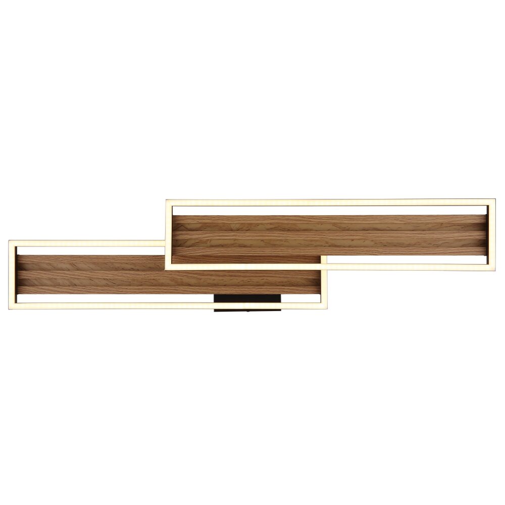 Illuminazione Globo Lighting Dakari Plafoniera LED Nero, 1-Luce