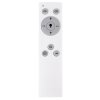 Illuminazione Globo Lighting Jeffry Plafoniera LED Antracite, Nero, 1-Luce, Telecomando