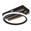 Illuminazione Globo Lighting Blevins Plafoniera LED Écru, Nero, 1-Luce