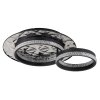 Illuminazione Globo Lighting Della Plafoniera LED Cromo, Nero, 1-Luce