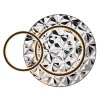 Illuminazione Globo Lighting Della Plafoniera LED Cromo, Nero, 1-Luce