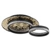 Illuminazione Globo Lighting Della Plafoniera LED Oro, Nero, 1-Luce
