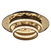 Illuminazione Globo Lighting Della Plafoniera LED Oro, Nero, 1-Luce