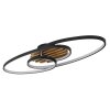 Illuminazione Globo Lighting Tisha Plafoniera LED Marrone, Nero, 1-Luce