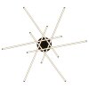 Illuminazione Globo Lighting Lawson Plafoniera LED Nero, 1-Luce