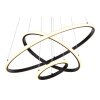Illuminazione Globo Lighting Corine Lampadario a sospensione LED Nero, 1-Luce