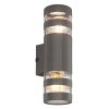 Illuminazione Globo Lighting Hayes Applique Antracite, 2-Luci