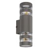 Illuminazione Globo Lighting Hayes Applique Antracite, 2-Luci