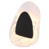 Illuminazione Globo Lighting Dorsey Applique LED Nero, 1-Luce