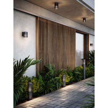 Nordlux MATR Lampioncino Segnapasso Antracite, 1-Luce