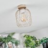 Narla Plafoniera Sabbia, Bianco, 1-Luce
