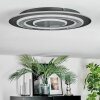Lidor Plafoniera LED Nero, 1-Luce