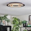 Lidor Plafoniera LED Nero, 1-Luce
