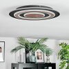 Lidor Plafoniera LED Nero, 1-Luce
