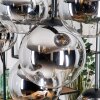 Gastor Lampadario a sospensione, Lampada a sfera, Lampada a sospensione Cromo, Chiaro, Grigio fumo, 8-Luci