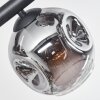 Ripoll Plafoniera, Lampada a sfera Grigio fumo, 8-Luci