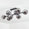 Ripoll Plafoniera, Lampada a sfera Grigio fumo, 8-Luci