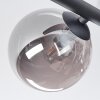 Chehalis Plafoniera, Lampada a sfera Grigio fumo, 5-Luci