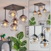 Koyoto Plafoniera, Lampada a sfera Chiaro, Grigio fumo, 5-Luci