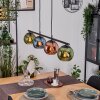Koyoto Lampadario a sospensione, Lampada a sfera, Lampada a sospensione Blu, Verde, Ramato, 4-Luci