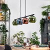 Koyoto Lampadario a sospensione, Lampada a sfera, Lampada a sospensione Blu, Verde, Ramato, 4-Luci