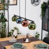 Koyoto Lampadario a sospensione, Lampada a sfera, Lampada a sospensione Blu, Verde, Ramato, 4-Luci