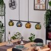 Koyoto Lampadario a sospensione, Lampada a sfera, Lampada a sospensione Blu, Oro, Verde, 4-Luci