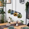 Koyoto Lampadario a sospensione, Lampada a sfera, Lampada a sospensione Blu, Oro, Verde, 4-Luci