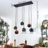 Ripoll Lampadario a sospensione, Lampada a sfera, Lampada a sospensione Blu, Verde, Ramato, 6-Luci