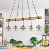 Koyoto Lampadario a sospensione, Lampada a sfera, Lampada a sospensione Écru, Nero, 5-Luci