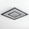 Lidor Plafoniera LED Nero, 1-Luce