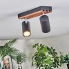 Orlan Plafoniera, Faretto da soffitto Cromo, Écru, Nero, 2-Luci