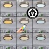 Omaro Plafoniera, Panel LED Nichel opaco, 1-Luce