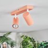 Javel Plafoniera, Faretto da soffitto Fucsia, Bianco, 2-Luci