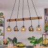 Koyoto Lampadario a sospensione, Lampada a sfera, Lampada a sospensione Écru, Nero, 5-Luci