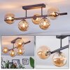 Chehalis Plafoniera, Lampada a sfera Ambrato, 5-Luci