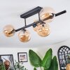 Chehalis Plafoniera, Lampada a sfera Ambrato, 5-Luci