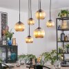 Koyoto Lampadario a sospensione, Lampada a sfera, Lampada a sospensione Ambrato, 6-Luci