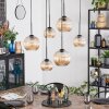 Koyoto Lampadario a sospensione, Lampada a sfera, Lampada a sospensione Ambrato, 6-Luci