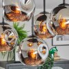 Ripoll Plafoniera, Lampada a sfera Cromo, Grigio fumo, 5-Luci