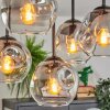 Ripoll Plafoniera, Lampada a sfera Chiaro, Grigio fumo, 5-Luci