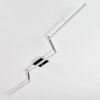 Orina Plafoniera LED Argento, 1-Luce