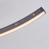 Arlan Plafoniera LED Nero, 1-Luce